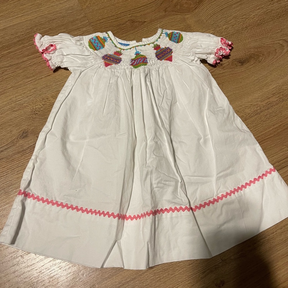 Darling ANAVINI baby smocked dress size 9 months
